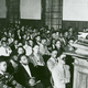 MLK sits in the front row, third from the left